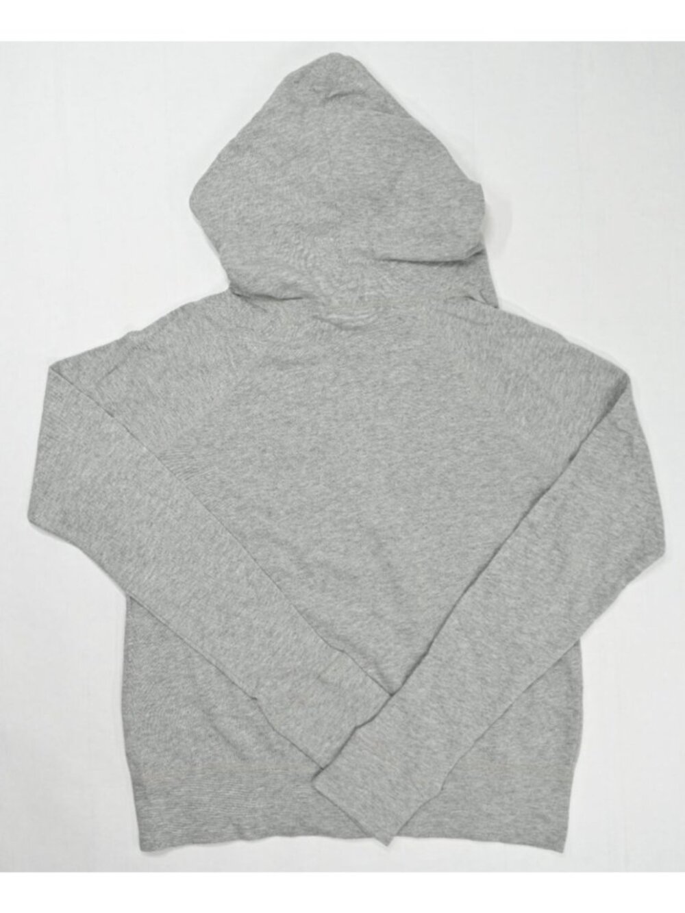James Perse Standard Fleece Drawstring Hoodie in Grey - Picture 3 of 3